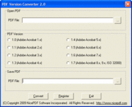 PDF Version Converter screenshot